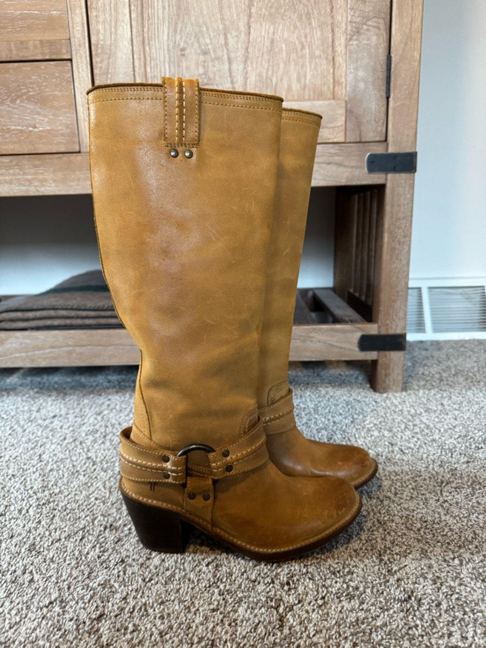 Frye Carmen Tall Harness boot